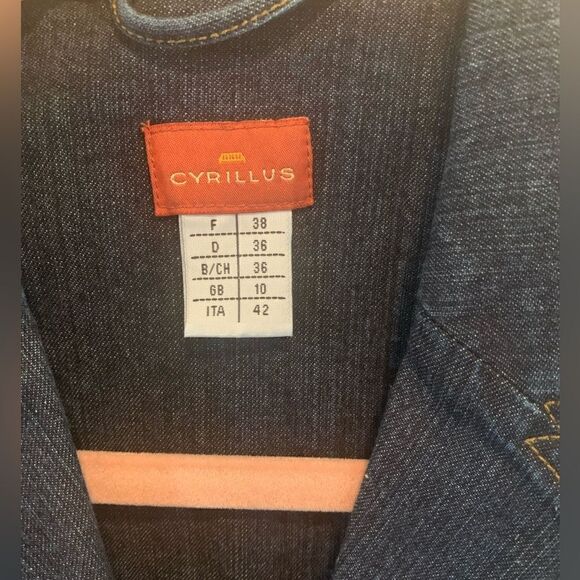 Cyrillus Denim Jacket Equivalent size 6 - Picture 2 of 4